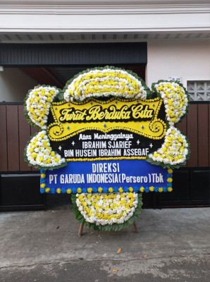 Papan Bunga Duka di Grogol Petamburan