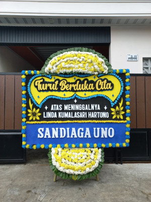 Papan Bunga Duka di Grogol Petamburan