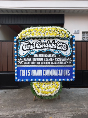Papan Bunga Duka di Grogol Petamburan